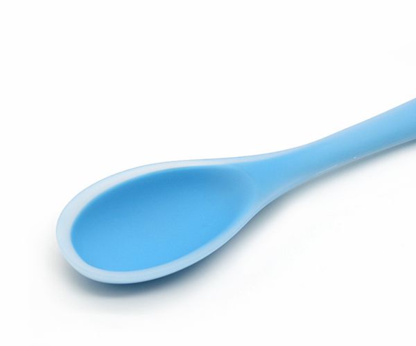 嬰兒軟硅膠勺子,寶寶用硅膠飯勺 嬰兒軟硅膠勺子,寶寶用硅膠飯勺